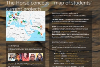 Visit the our association website with 'The Horse' concept